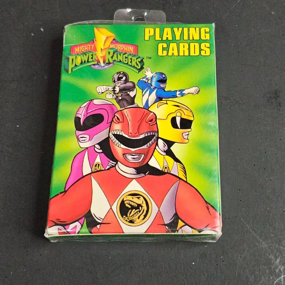 NOS 1994 Mighty Morphin Power Rangers Playing Cards Vtg Sealed